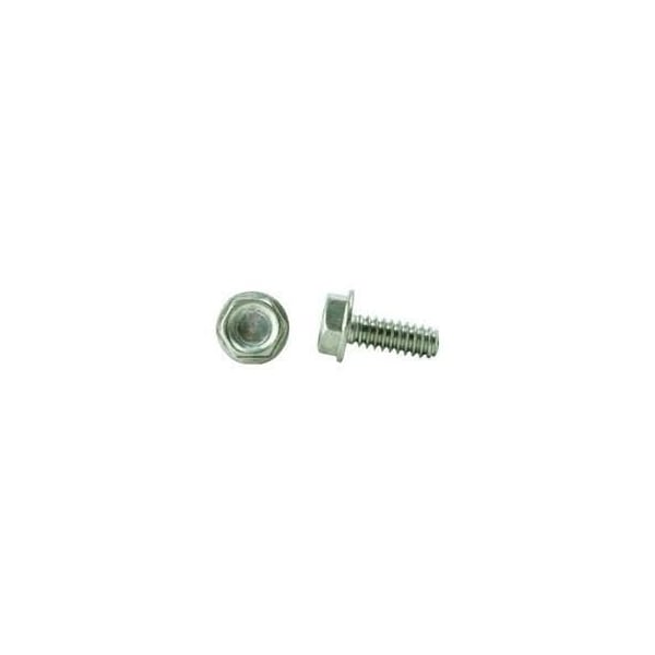 Newport Fasteners 1/4"-20 x 1-1/2 in Slotted Hex Machine Screw, Zinc Plated Steel, 2000 PK 896095-2000 - main